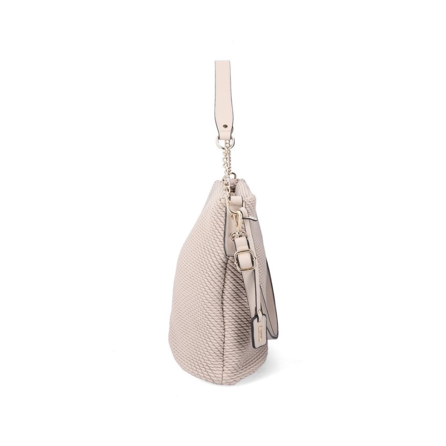 Beige Rieker H1331-60 Women Beige Zipper Bag