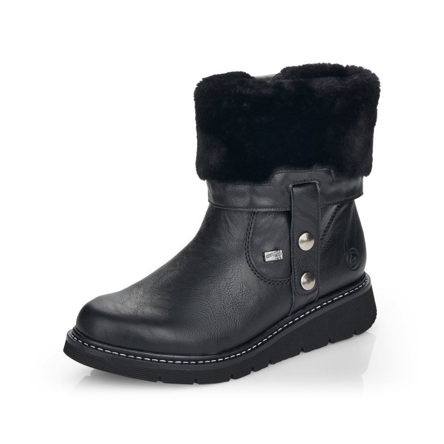 Rieker Black Remonte D3976 Women Boots