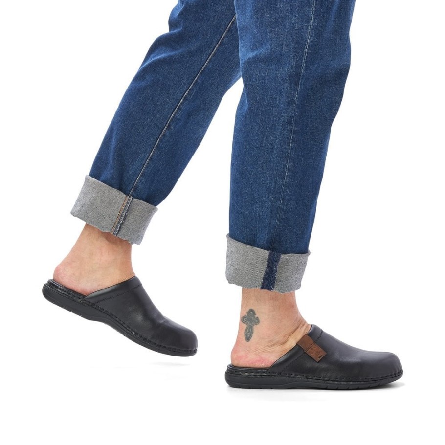 Black Rieker 25598 Men's Sandals