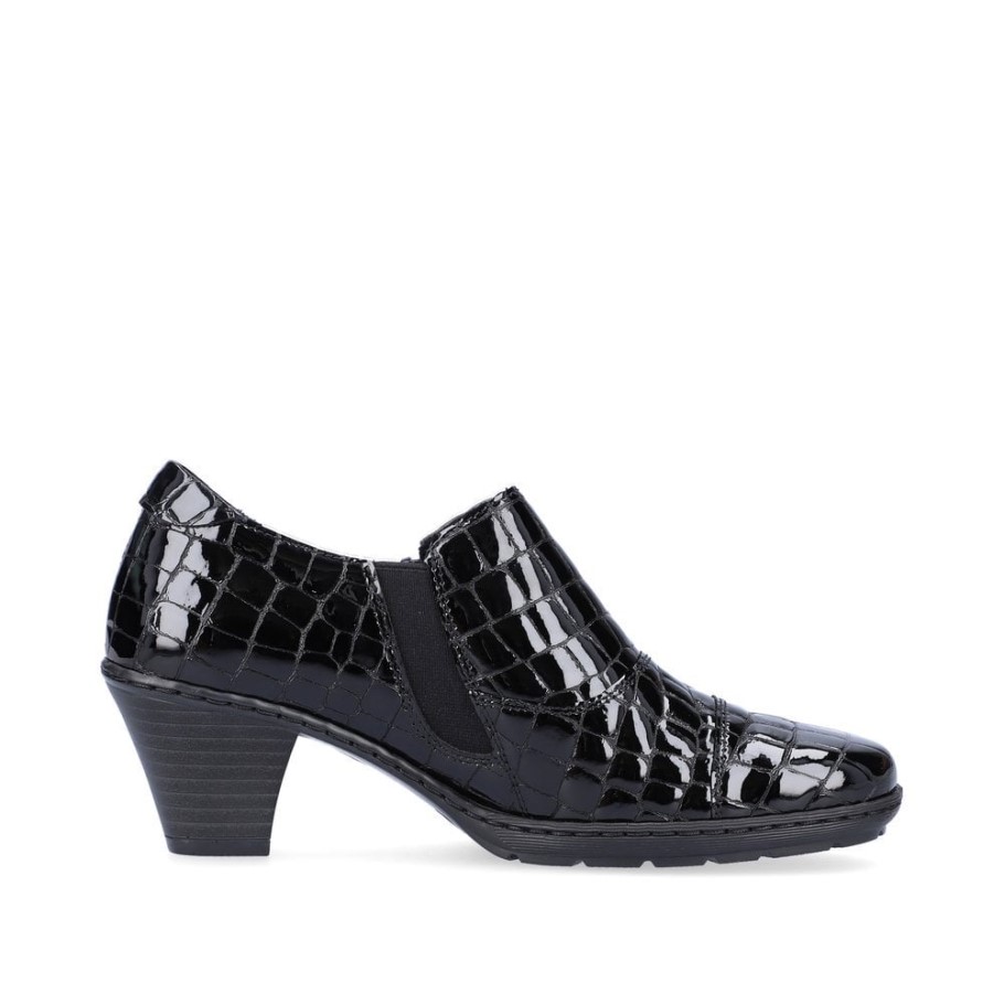 Black Rieker 57173 Women Shoes