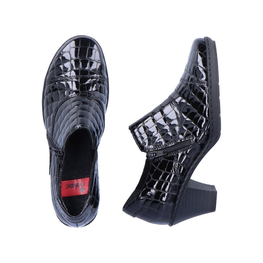 Black Rieker 57173 Women Shoes