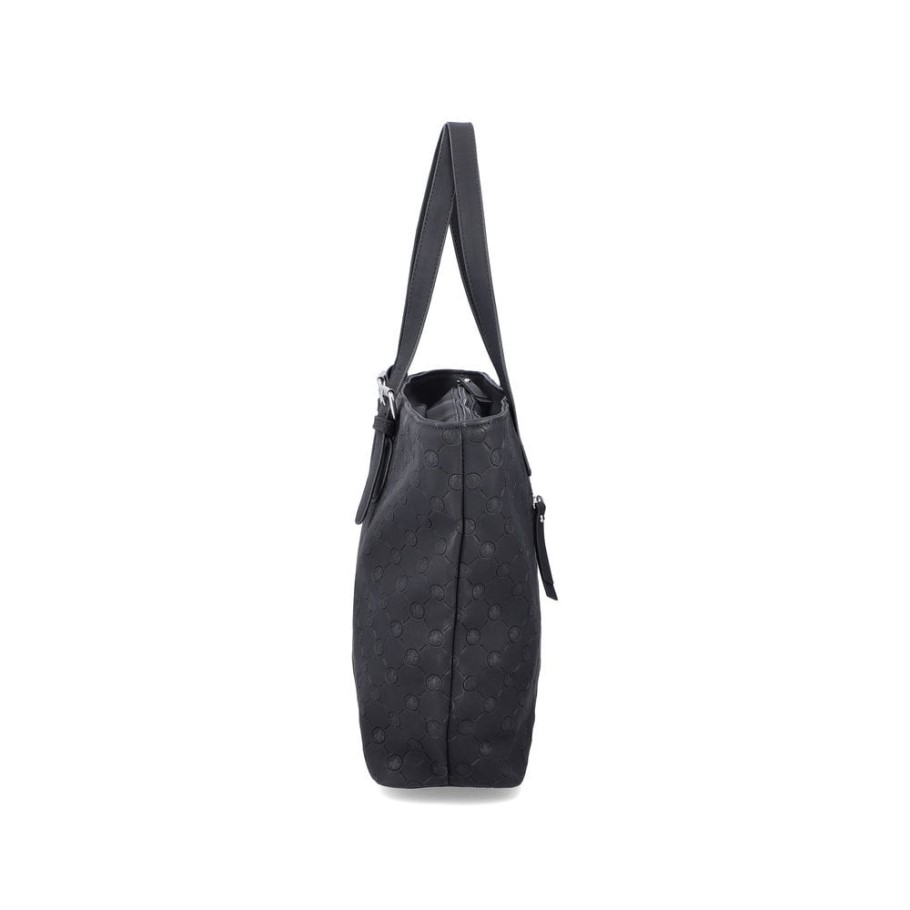 Black Rieker H1491-00 Women Black Zipper Bag