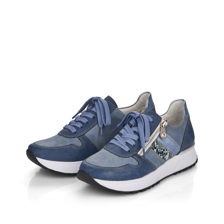 Blue Rieker N7421 Women Shoes