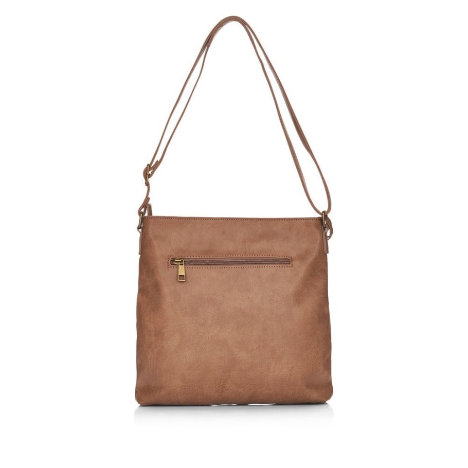 Rieker Brown Remonte Q0705-20 Women Brown Zipper Bag