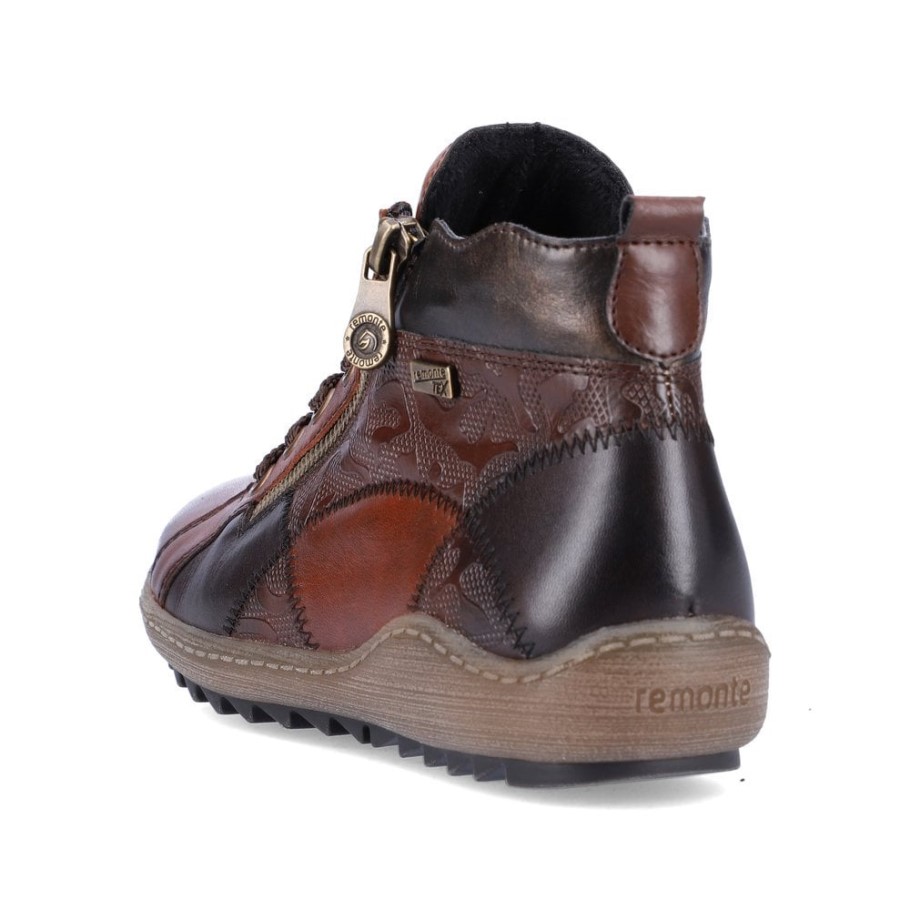 Rieker Brown Remonte R1467 Women Boots