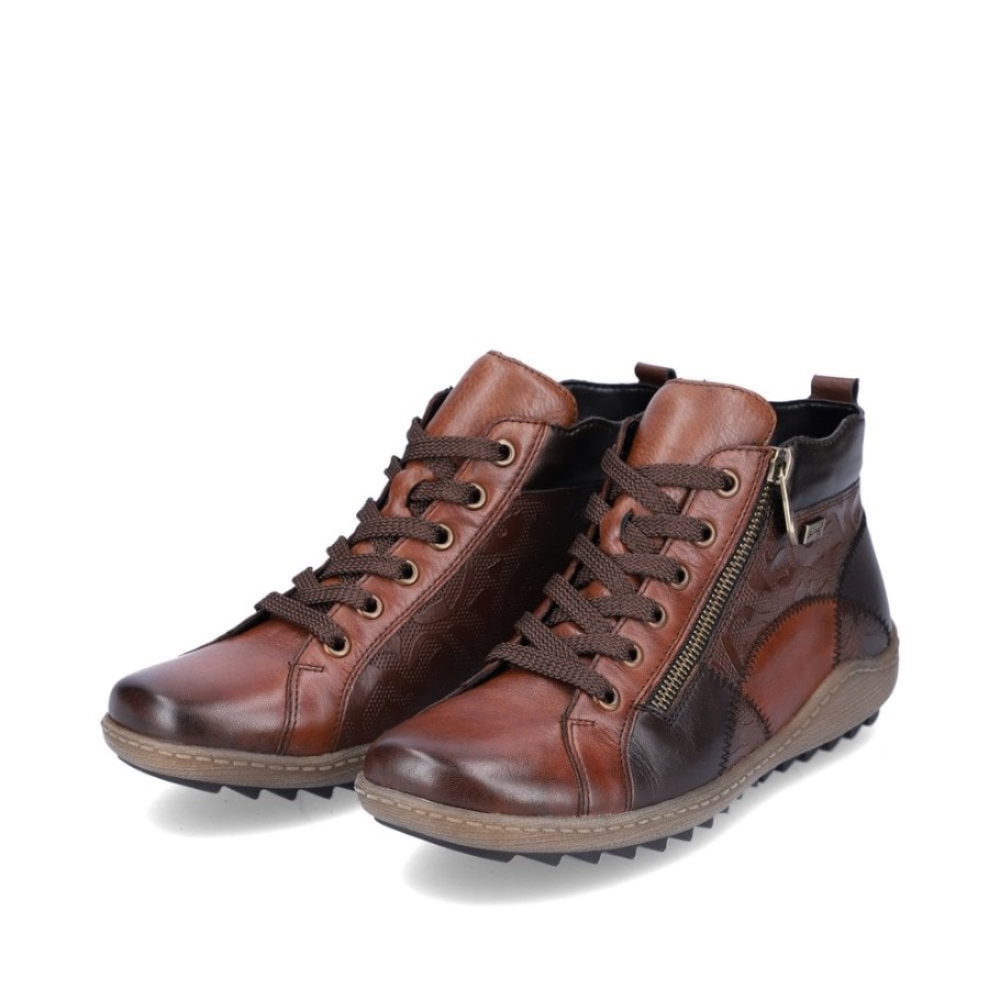 Rieker Brown Remonte R1467 Women Boots