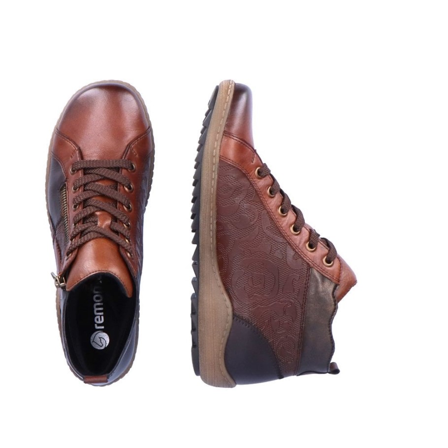 Rieker Brown Remonte R1467 Women Boots