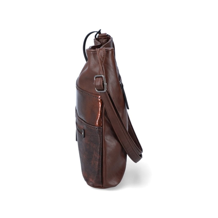 Brown Rieker H1301-25 Women Brown Zipper Bag