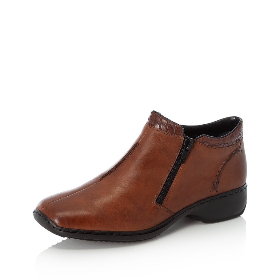 Brown Rieker L3882 Women Boots