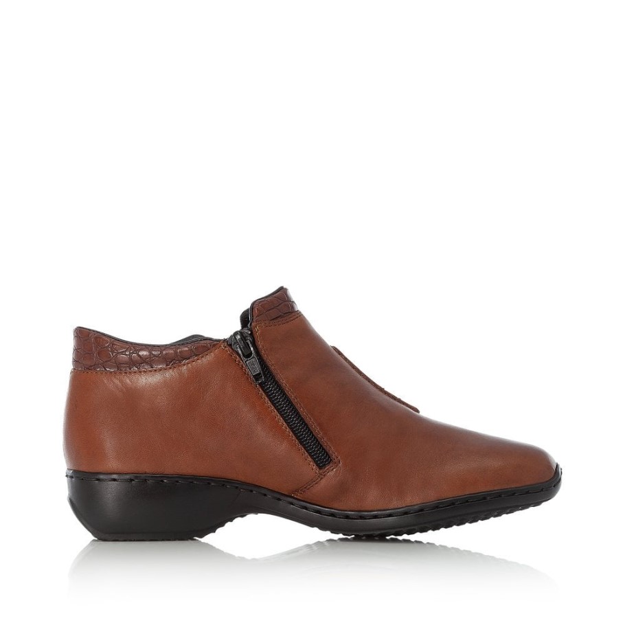 Brown Rieker L3882 Women Boots