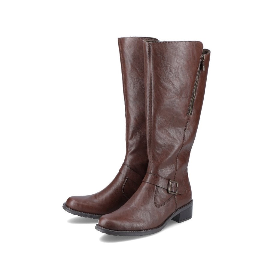 Brown Rieker Z7360 Women Boots