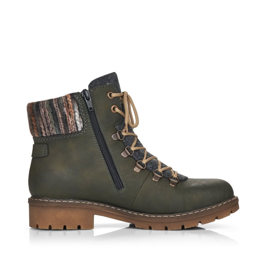 Green Rieker Y9131 Women Boots