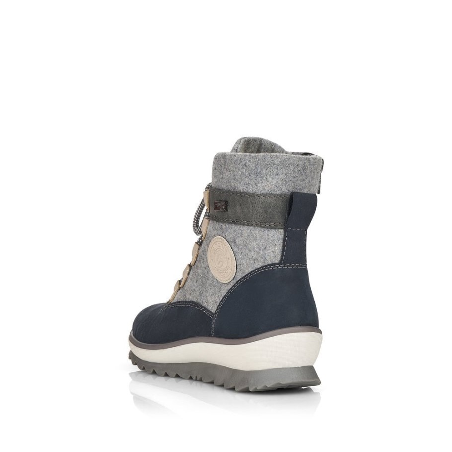 Rieker Grey Remonte R8481 Women Boots