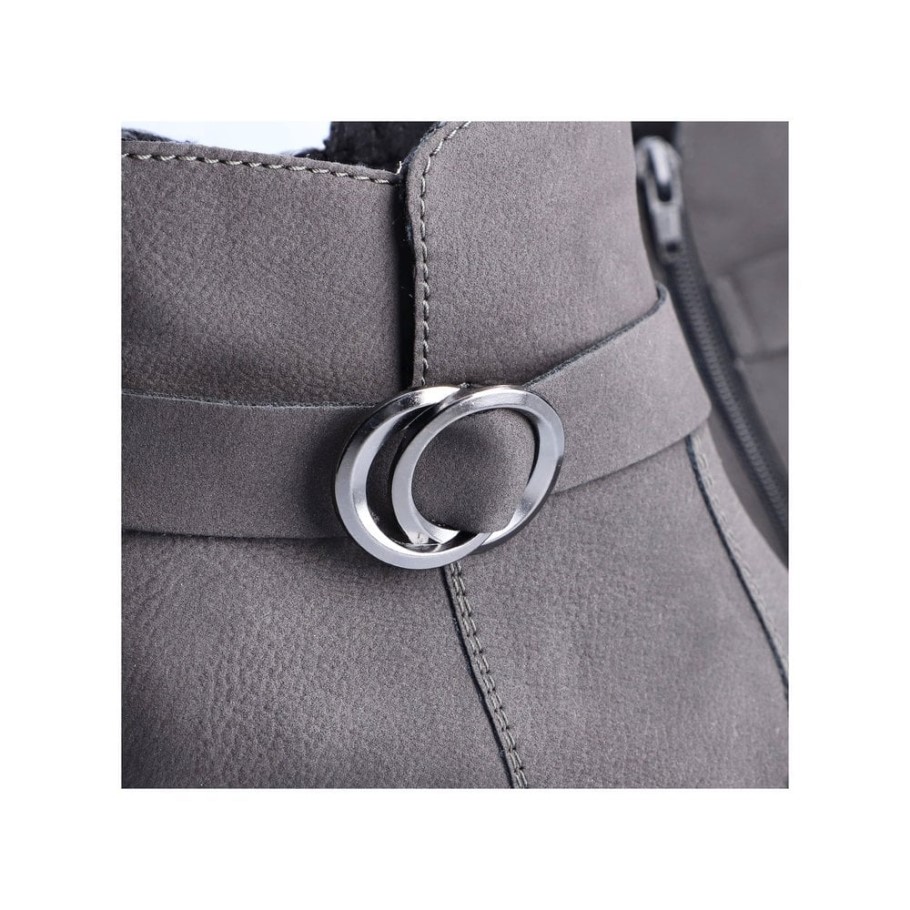 Grey Rieker 70289 Women Boots