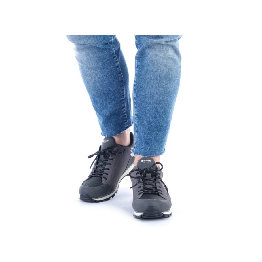 Grey Rieker B5721 Men's Shoes