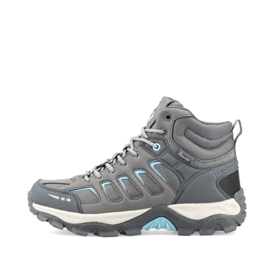Grey Rieker X8820 Women Boots
