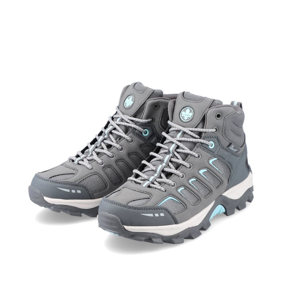 Grey Rieker X8820 Women Boots