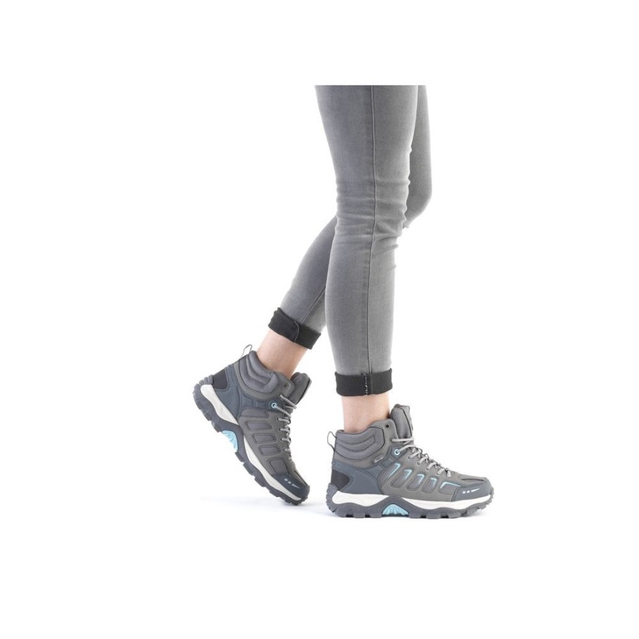 Grey Rieker X8820 Women Boots