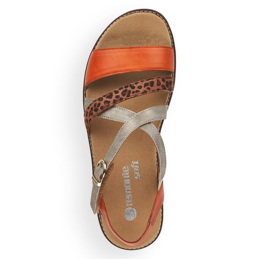 Rieker Metallic Remonte D2063 Women Sandals