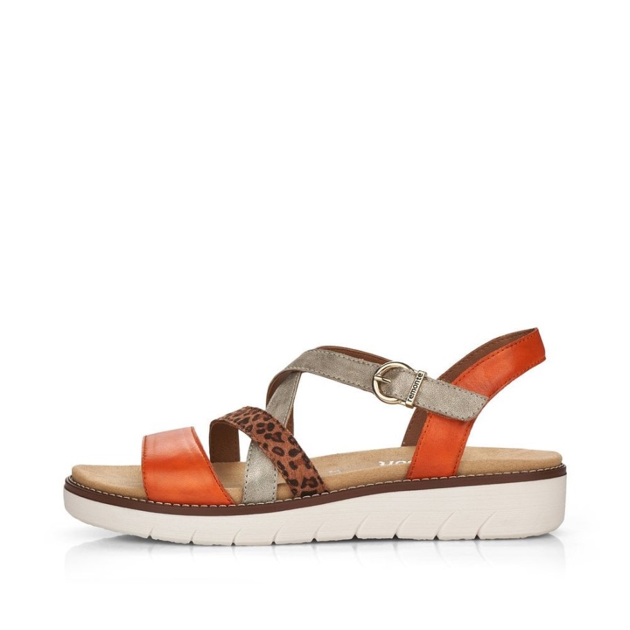 Rieker Metallic Remonte D2063 Women Sandals