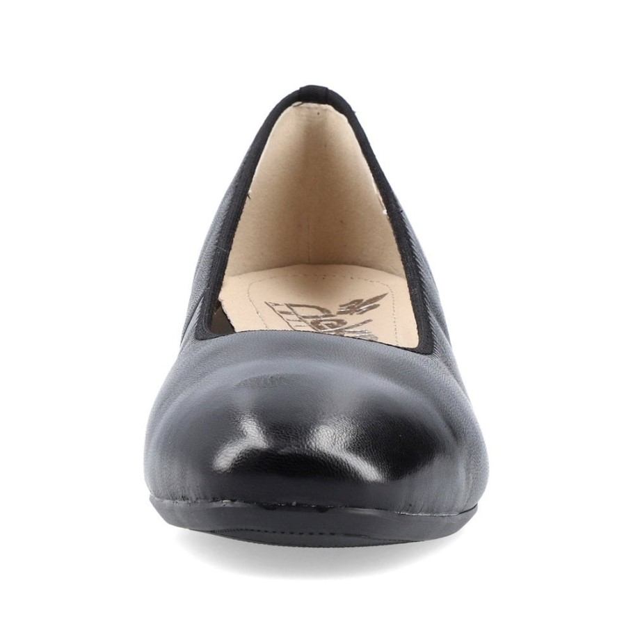 Rieker 49260 Women Slip-On Black Shoes