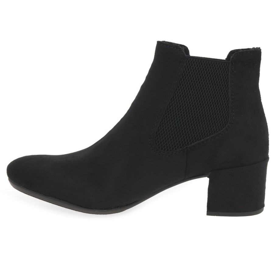 Black Rieker Clover Womens Chelsea Boots