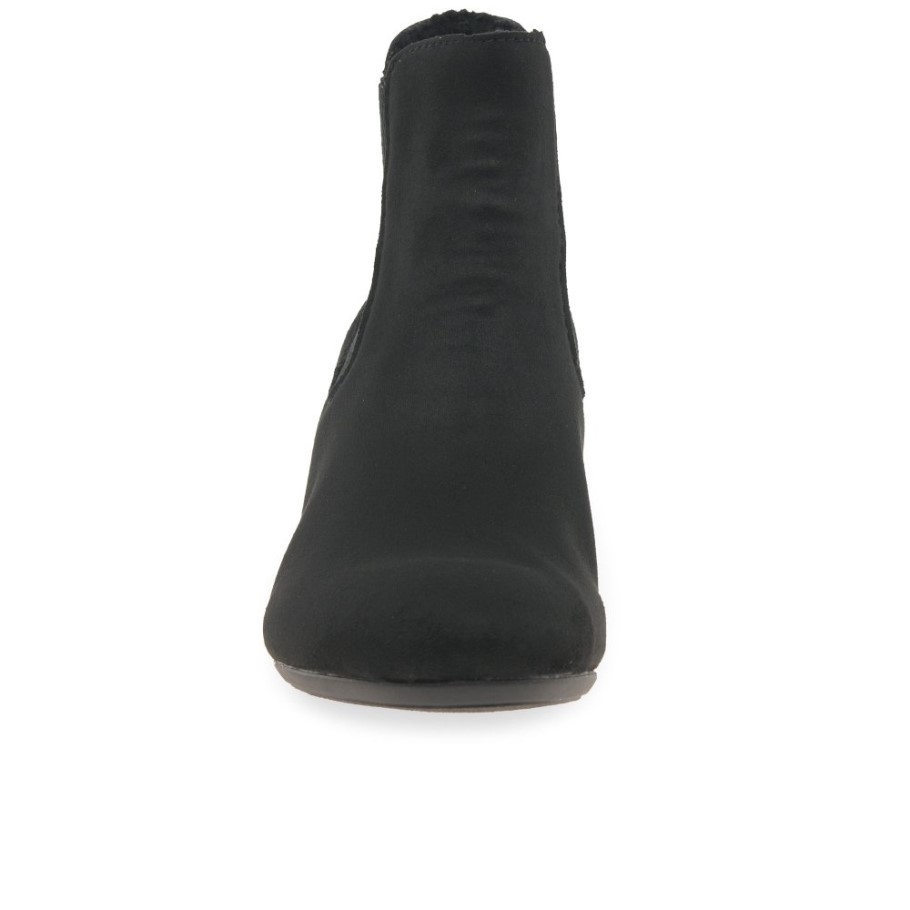 Black Rieker Clover Womens Chelsea Boots