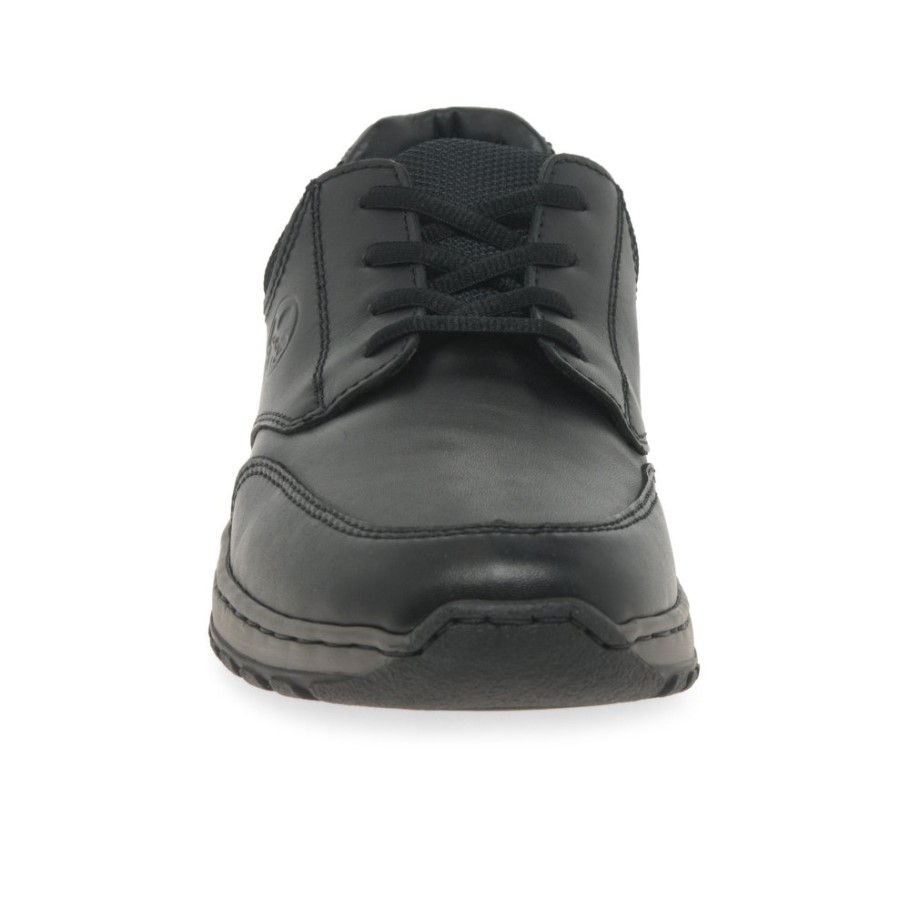 Black Rieker Langdale Mens Casual Shoes