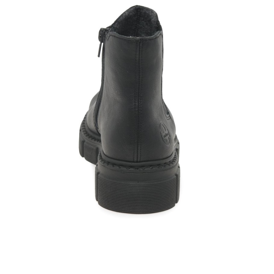 Black Rieker Nula Womens Chelsea Boots
