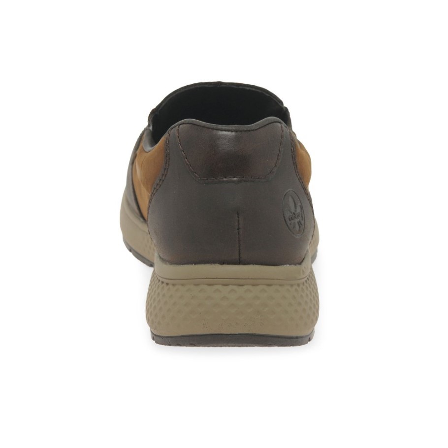 Brown Rieker Deploy Mens Shoes