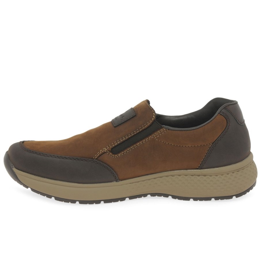 Brown Rieker Deploy Mens Shoes