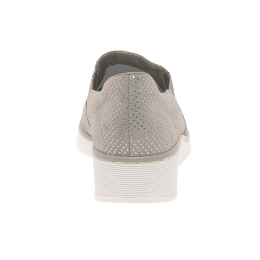 Grey Rieker Melgar Womens Casual Shoes