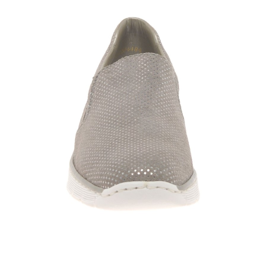 Grey Rieker Melgar Womens Casual Shoes