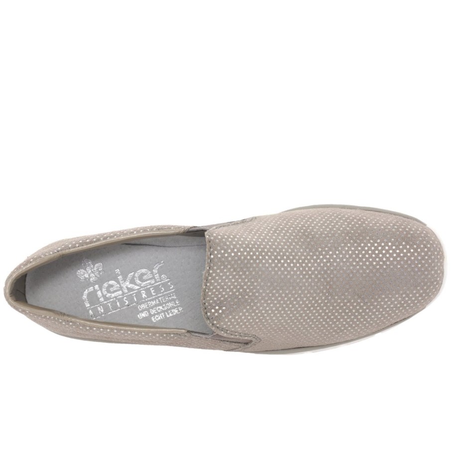 Grey Rieker Melgar Womens Casual Shoes