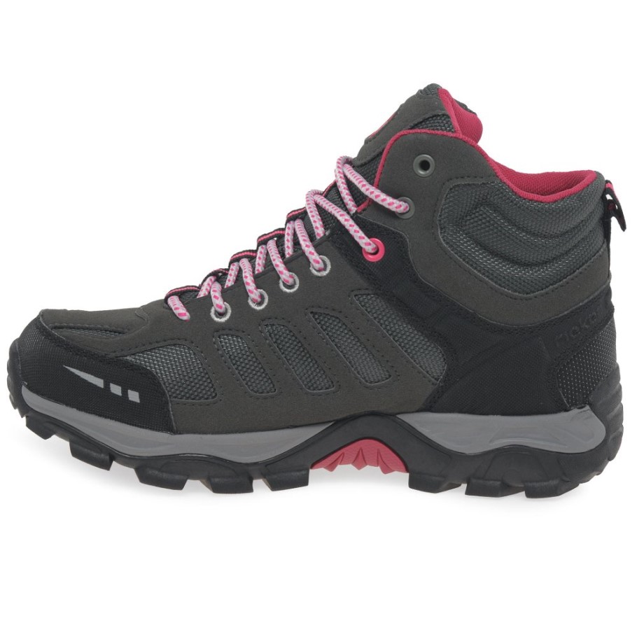 Grey Rieker Tiger Womens Walking Boots