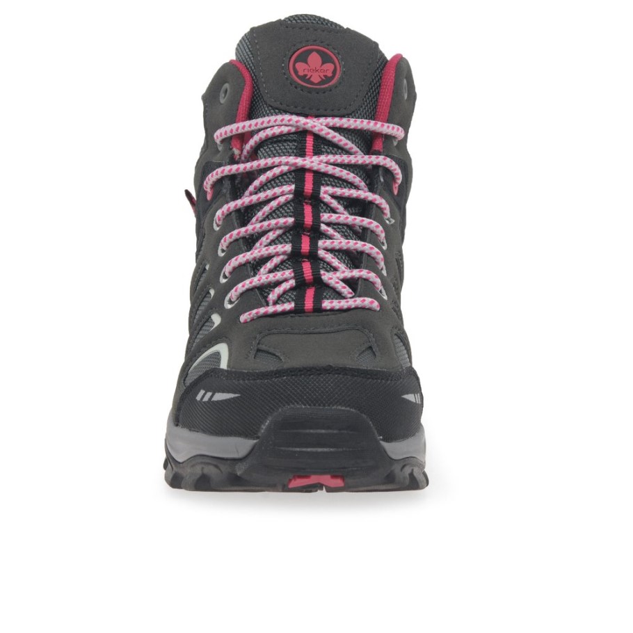 Grey Rieker Tiger Womens Walking Boots