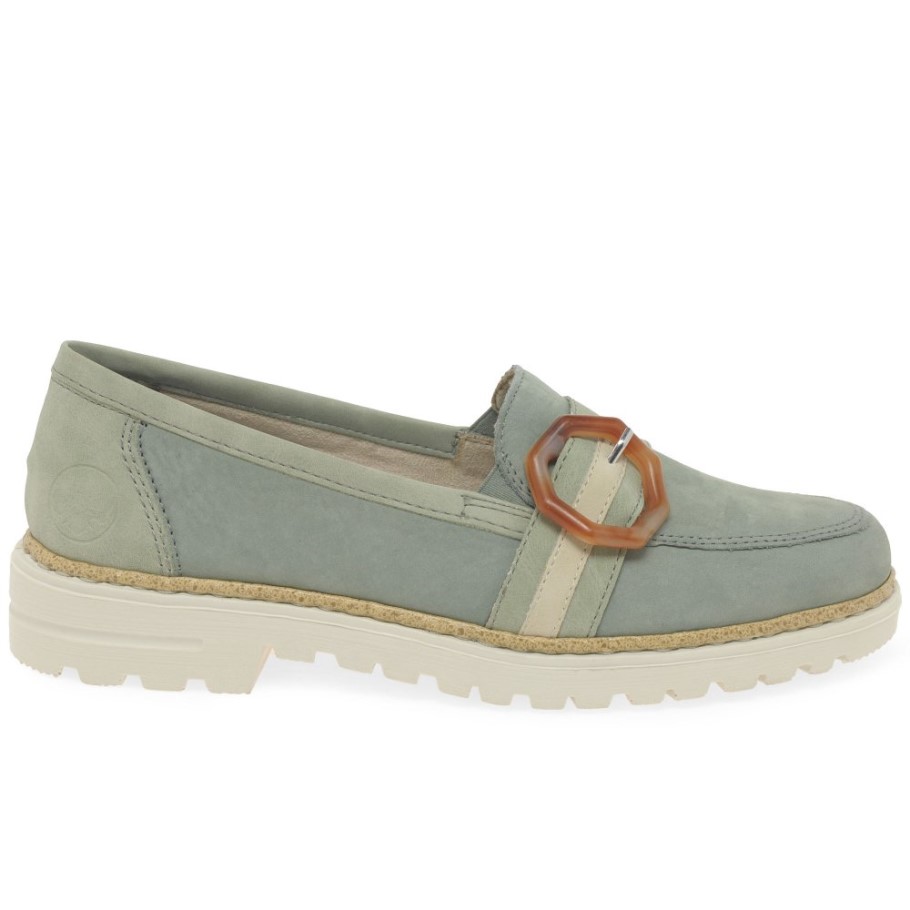 Mint Rieker Liberty Womens Shoes
