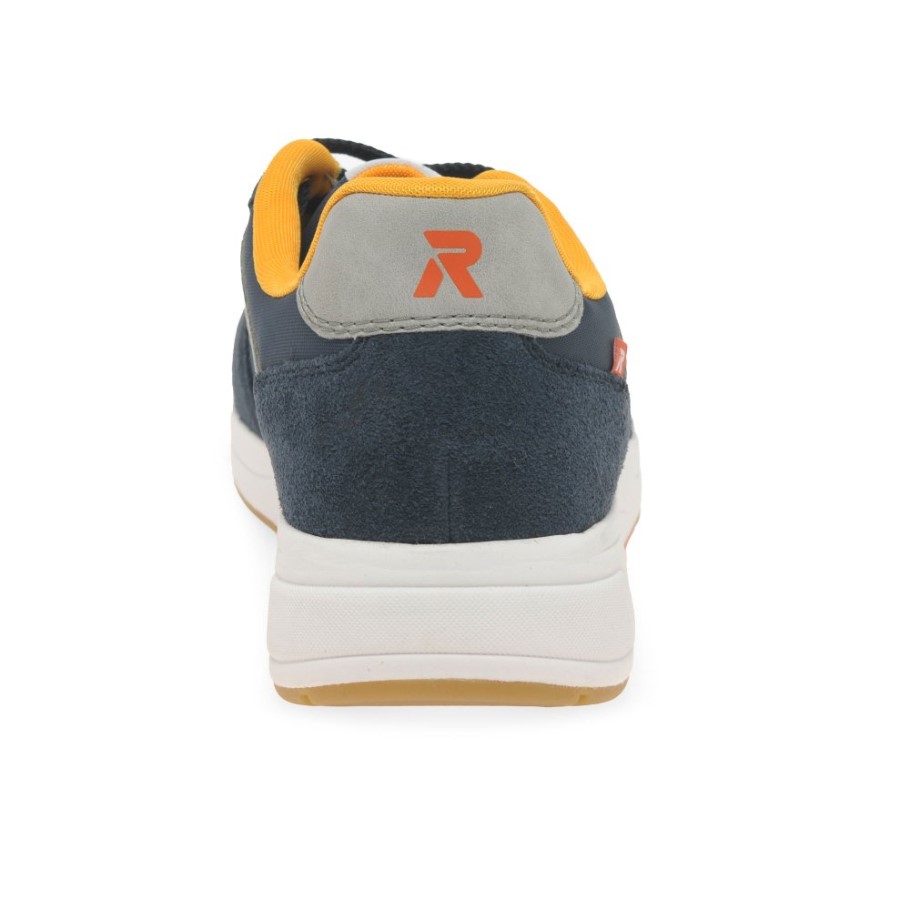 Navy Rieker Ed Mens Trainers