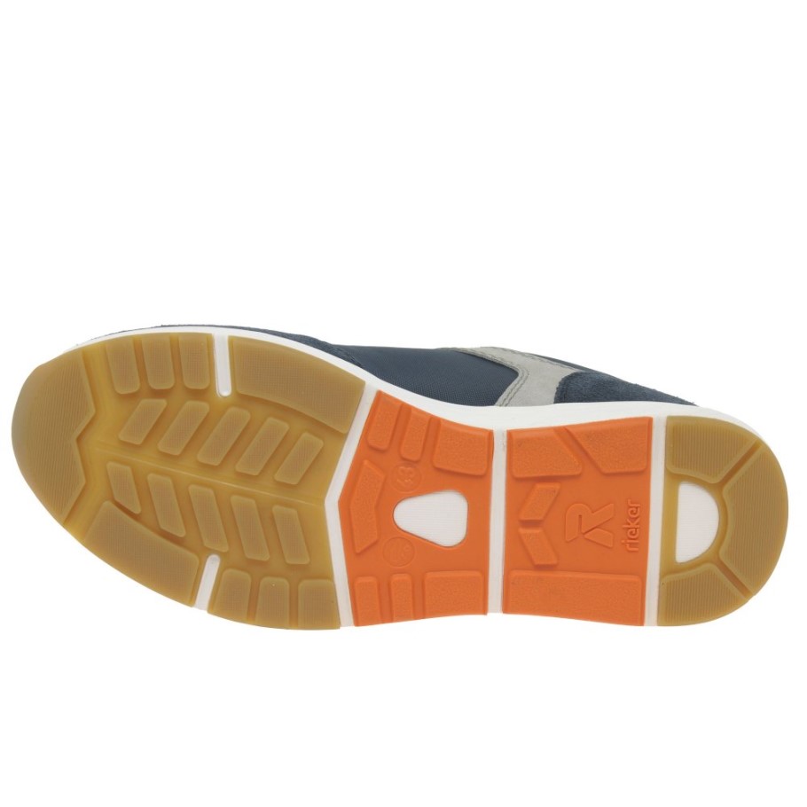 Navy Rieker Ed Mens Trainers