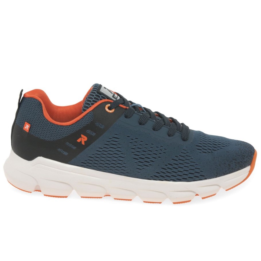 Navy Rieker Woody Mens Trainers