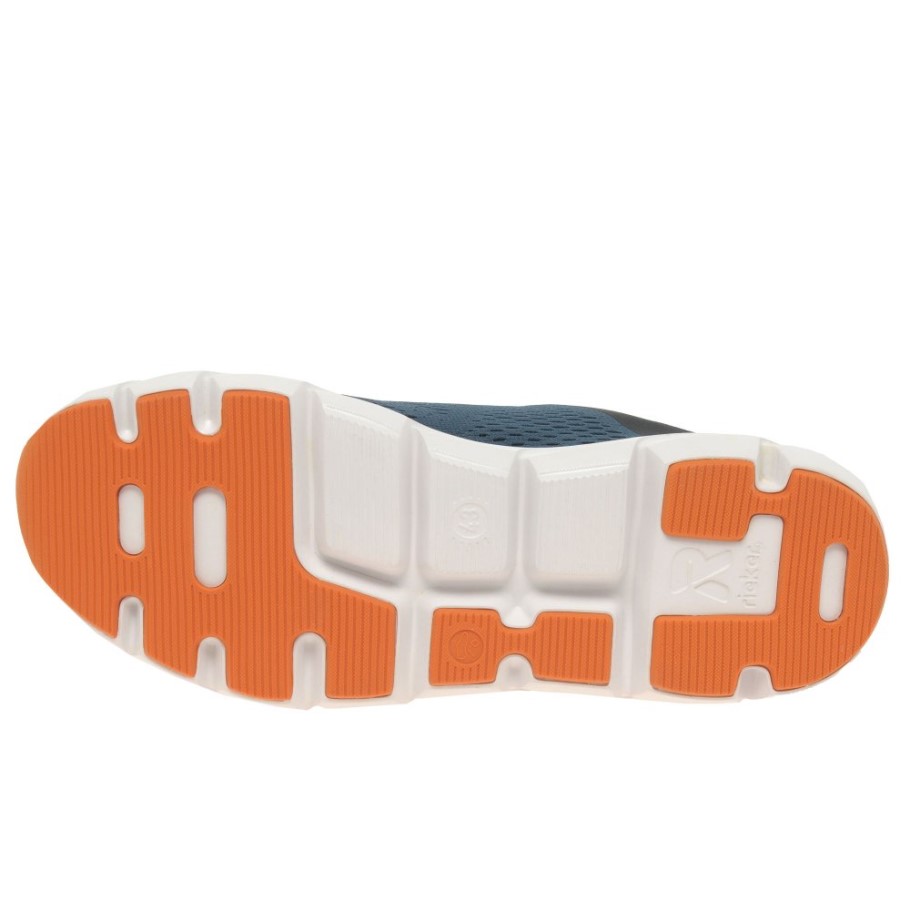 Navy Rieker Woody Mens Trainers