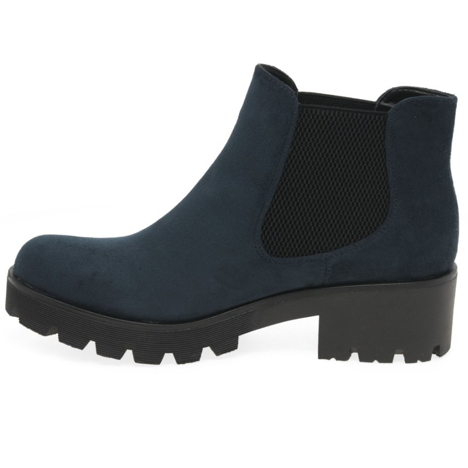 Rieker Acorn Womens Chelsea Boots Nautic