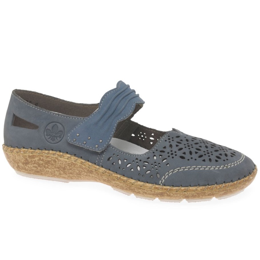Rieker Deloris Womens Shoes Jeans