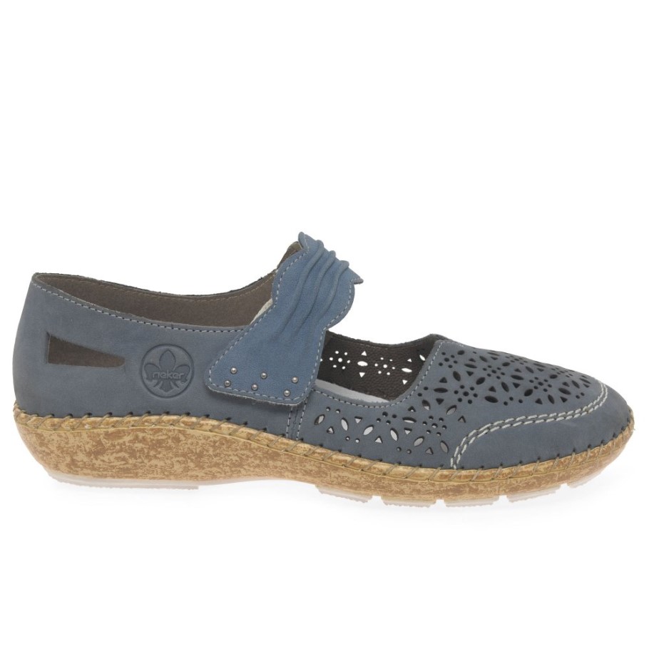 Rieker Deloris Womens Shoes Jeans