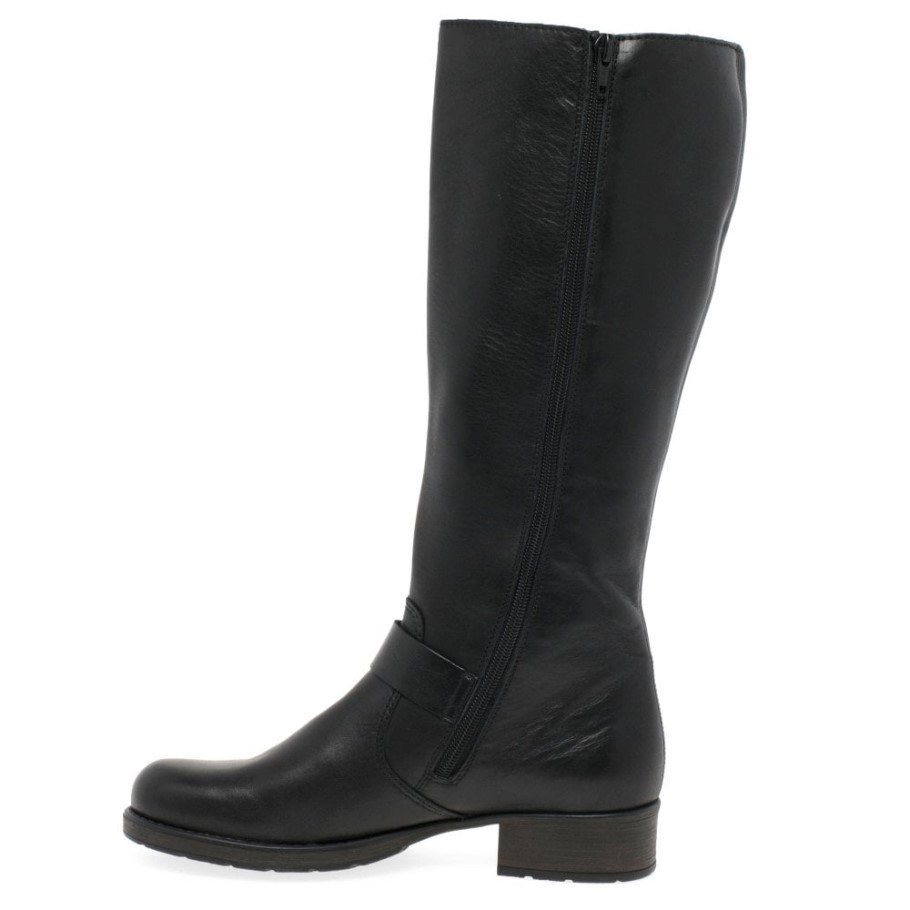 Rieker Feline Womens Long Boots Black