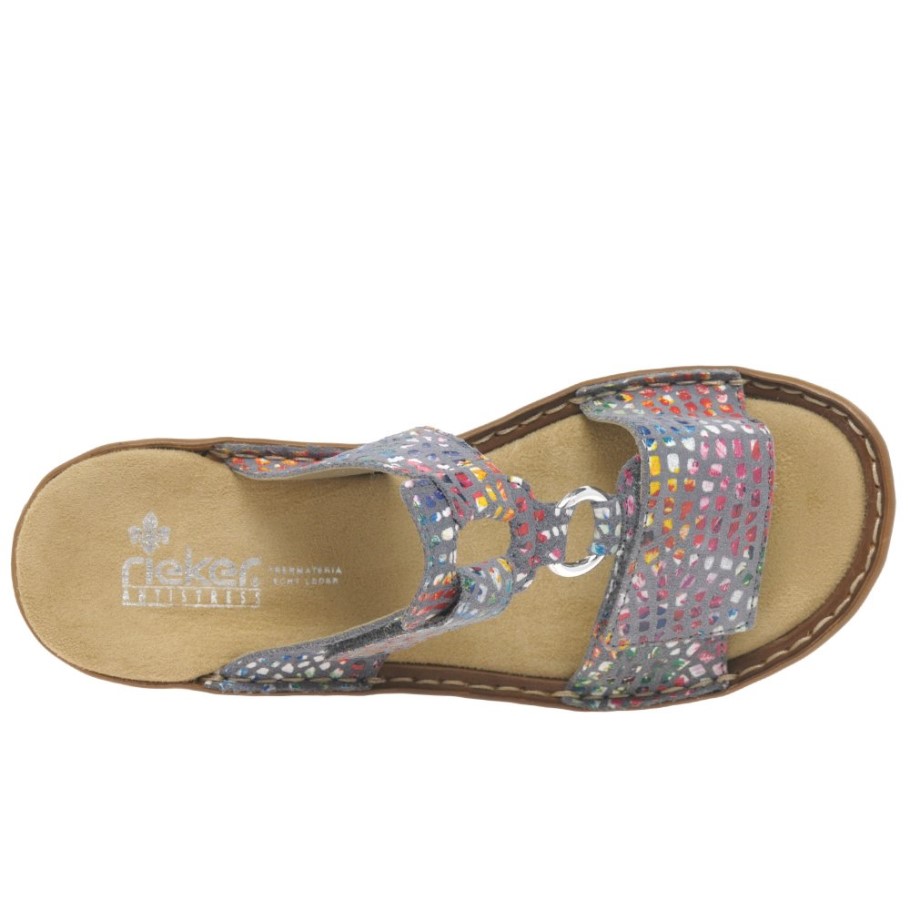 Rieker Festival Womens Casual Mules Light