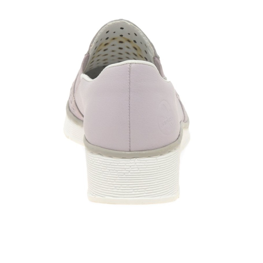 Rieker Gather Womens Casual Shoes Pink