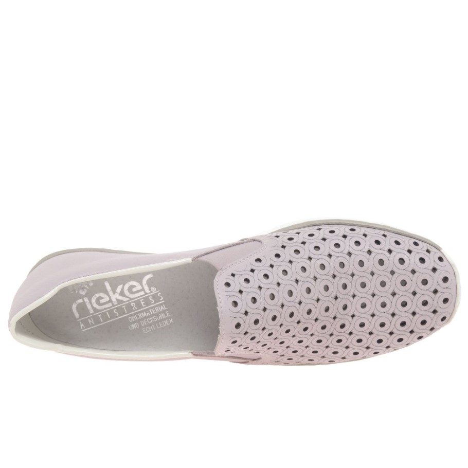 Rieker Gather Womens Casual Shoes Pink