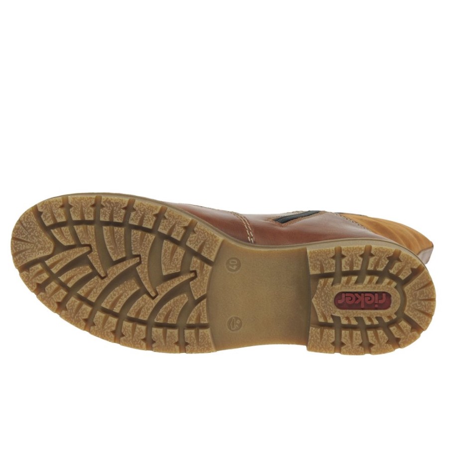 Rieker Hike Womens Ankle Boots Tan