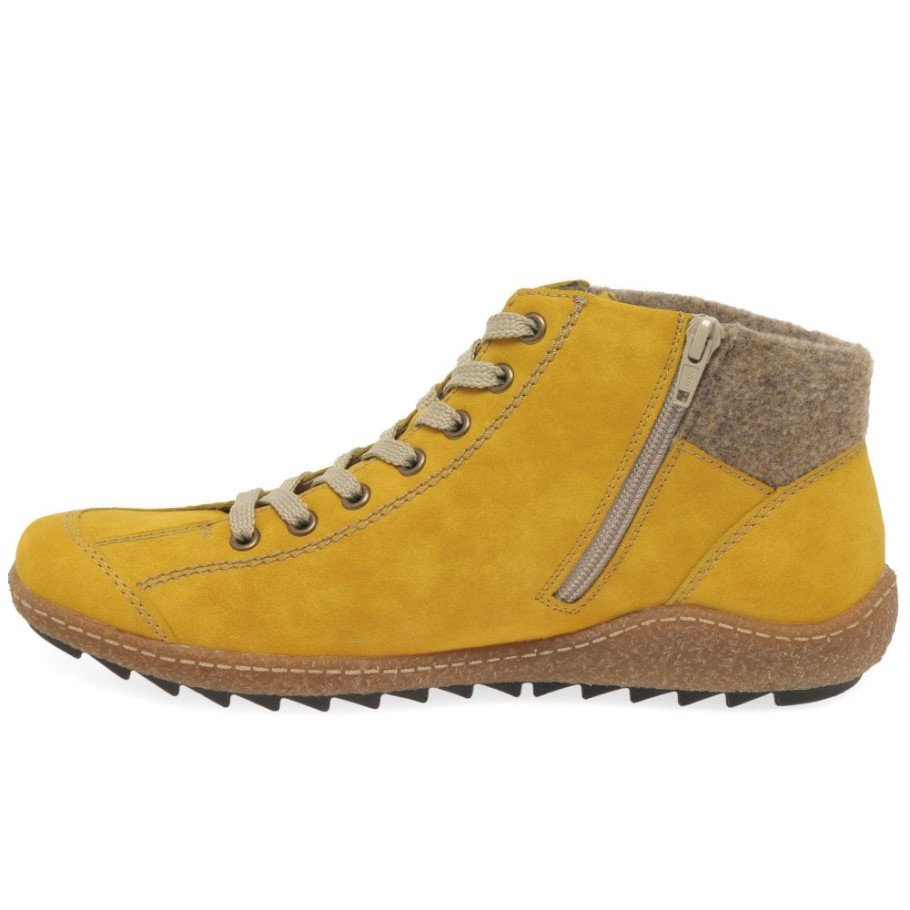 Rieker Joely Womens Ankle Boots Honey